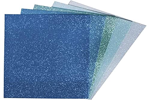 Rayher Hobby Moosgummiplatten Glitter, Selbstklebend, Verschiedene Blau- und Grüntöne, 5 Stück, 20 x 30 x 0,2 cm Rayher Hobby Moosgummiplatten Glitter, Selbstklebend, Verschiedene Blau- und Grüntöne, 5 Stück, 20 x 30 x 0,2 cm von Rayher
