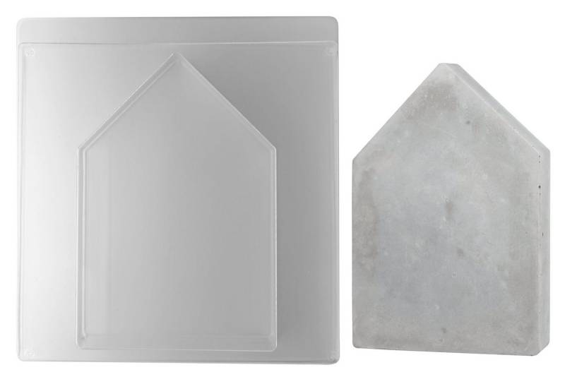 Rayher Modellierwerkzeug Gießform Haus groß, ca.16x23,5 cm von Rayher
