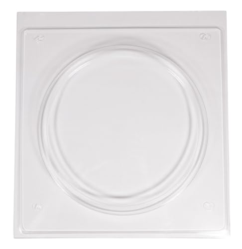 Rayher Gießform Dekoplatte Rund, 25 cm ø, Tiefe 2 cm, Beton Gießform, Gießform aus PET, für Deko-Objekte oder Kerzen, ideal zum Ausgießen mit Kreativ-Beton, Kreativ-Beton 5in1, Raysin, 36134000 von Rayher