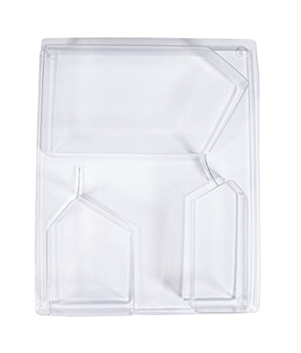 Rayher PET Gießform Häuser Schrägdach, 3 Häuser, Tiefe 3cm, 36129000, Transparent Rayher PET Gießform Häuser Schrägdach, 3 Häuser, Tiefe 3cm, 36129000, Transparent von Rayher