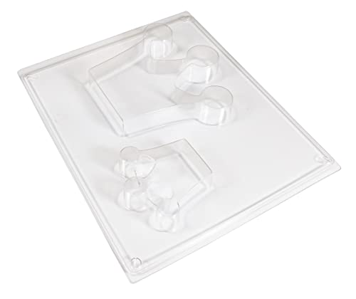 Rayher Gießform Kronen, 2 Motive, Material PET, zum Ausgießen mit Kreativ-Beton, Raysin-Gießpulver, 5in1 Beton, Transparent, 13x12x2 cm + 6,5x7x2 cm von Rayher