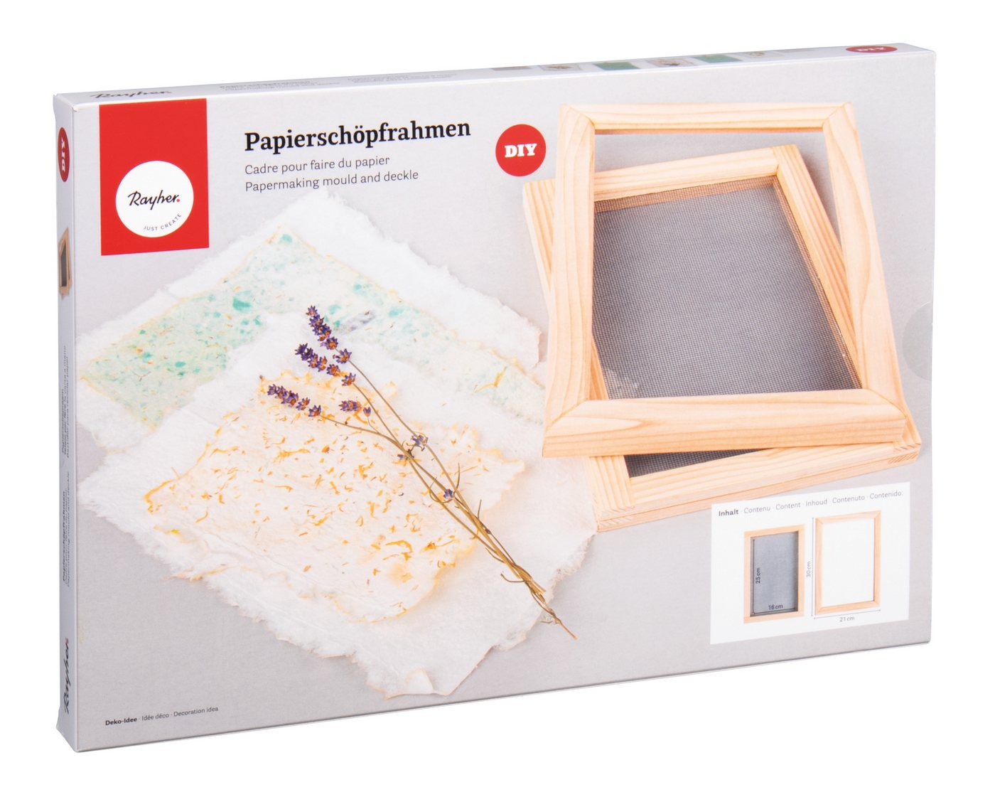 Rayher Papierdekoration Papierschöpfrahmen, 2 Teile, 30x21cm Rayher Papierdekoration Papierschöpfrahmen, 2 Teile, 30x21cm von Rayher