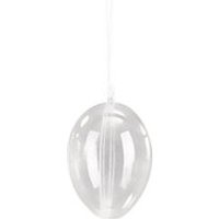 Rayher Plastik-Figur transparent Ei 2-tlg. 10 cm Ø 10,0 cm von Rayher