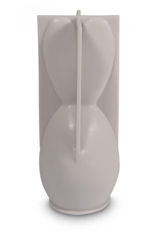 Rayher Silikon Gießform Hase, 5,2 cm ø, Höhe 12 cm, zum Ausgießen mit Kreativ- Beton, Resin Gießharz, Raysin-Gießpulver, Wachs, Gießform Ostern, 36152000 von Rayher