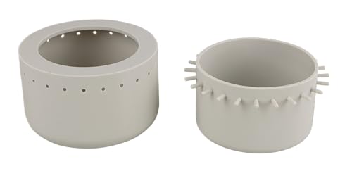 Rayher Silikon Gießform Schale mit Lochrand, 11 cm ø, Höhe 6,5 cm, zum Ausgießen mit Kreativ Beton, Art Resin Gießharz, Raysin-Gießpulver, Gießform Untersetzer, 36196000, Grau Rayher Silikon Gießform Schale mit Lochrand, 11 cm ø, Höhe 6,5 cm, zum Ausgießen mit Kreativ Beton, Art Resin Gießharz, Raysin-Gießpulver, Gießform Untersetzer, 36196000, Grau von Rayher