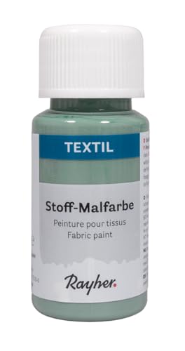 Rayher Textil Stoffmalfarbe, salbei, Flasche 50ml, 35062450 Rayher Textil Stoffmalfarbe, salbei, Flasche 50ml, 35062450 von Rayher