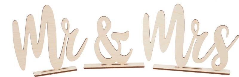 Rayher Wanddekoobjekt Holz-Schriftzug Mr & Mrs, 6 Teile Rayher Wanddekoobjekt Holz-Schriftzug Mr & Mrs, 6 Teile von Rayher