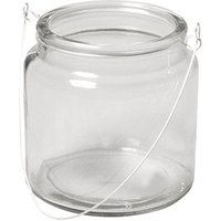 Rayher Windlicht transparent mit Henkel 10 cm von Rayher