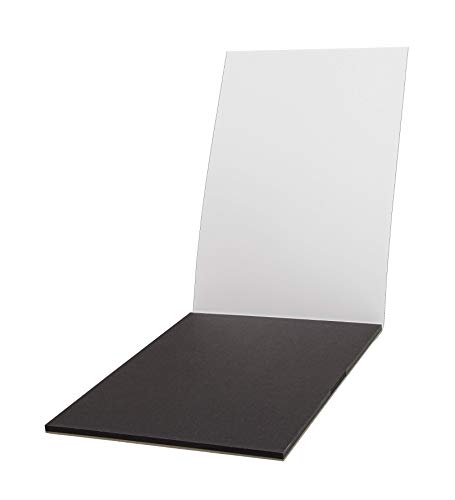 Rayher Zeichenblock, 15 Blatt, schwarz, geleimt, DIN A4, 21 x 30 cm, 270 g/m2, Watercolor, Mixed Media Papier, FSC zertifiziert, für Aquarell-/Acrylfarben, Bleistift, Tinte, Marker, 67361576 von Rayher