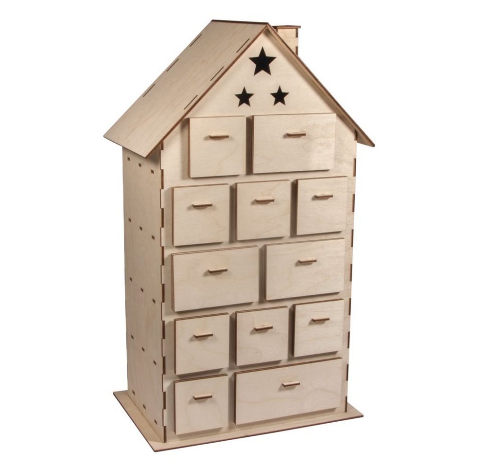 Rayher befüllbarer Adventskalender Holzhaus Adventskalenderhaus Holzbausatz DIY, 24 Schubladen und 185 Teile Rayher befüllbarer Adventskalender Holzhaus Adventskalenderhaus Holzbausatz DIY, 24 Schubladen und 185 Teile von Rayher