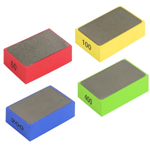Diamant Schleifpad Diamant-Handpolierpads Fliesen Schleifblöcke Polierpads Diamant-Schleifblöcke, Polierpads für Glas, Stein, Granit, Marmor 60/100/200/400/ von Rayong