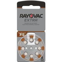 RAYOVAC Hörgeräte-Batterie, EXTRA , Größe 312, 8 Stück von Rayovac