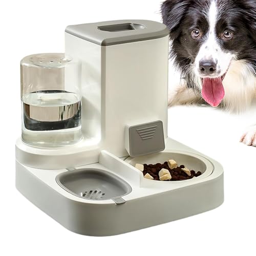 Raypontia 2-in-1-Schwerkraft-Futter- und Tränke für Haustiere,Automatisches Wasser- und Futternapf-Set für Katzen - Automatischer Katzenfutterspender, Wasserspender für Hunde, Futterspender für kleine Raypontia 2-in-1-Schwerkraft-Futter- und Tränke für Haustiere,Automatisches Wasser- und Futternapf-Set für Katzen - Automatischer Katzenfutterspender, Wasserspender für Hunde, Futterspender für kleine von Raypontia