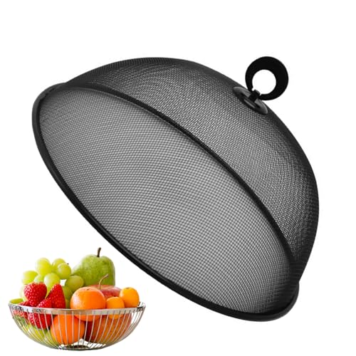 Raypontia 27cm Obstkorb Fliegenhaube Fliegenschutz, Abdeckhaube Lebensmittel Abdeckung, Futternetzabdeckungen, Outdoor-Mesh-Abdeckung Für Lebensmittelsiebe Mit Lebensmittelabdeckung Im Griff-Design von Raypontia