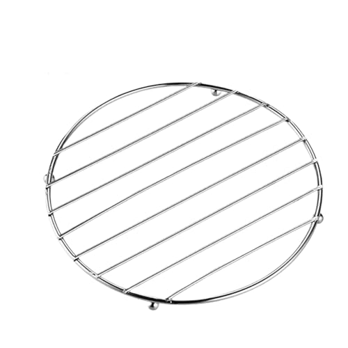 Raypontia 2STK Pot Trivet Metal - 18,5x18.5x1,5 cm Topfuntersetzer Edelstahl Runde, Untersetzer Für Heiße Töpfe Metall, rutschfeste Wärmeisolierung, Küchenarbeitsplattenschutz von Raypontia