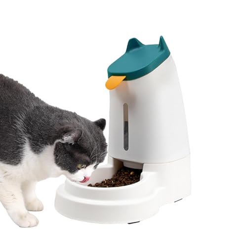 Raypontia Automatischer Wasserspender für Haustiere, Futterspender für Katzen, Katzenfutterspender - Automatischer Wasserspender für Katzen | Wiederverwendbarer Katzenwasser- und Futterspender für von Raypontia
