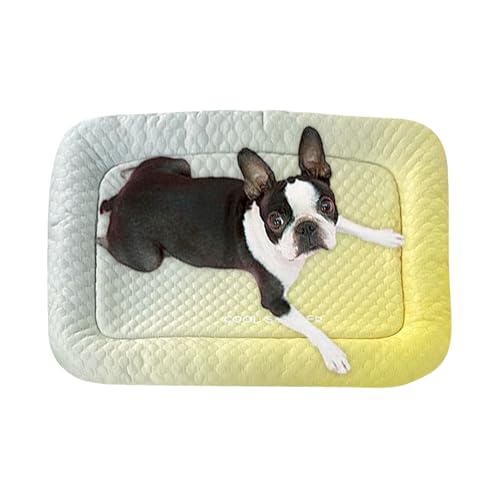Raypontia Kühlematte Für Hunde | Atmungsaktive Kühlunterlage für Haustiere - Transportable Liege Für Haustiere Und Reise Komfort Entspannung Drinnen Draußen von Raypontia