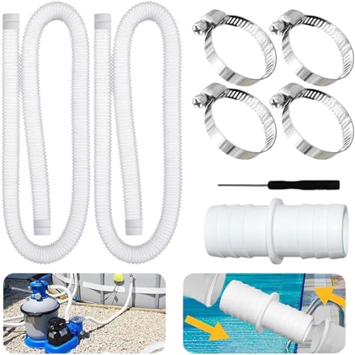 Raypontia Poolschlauch - Pool Filterschlauch 99 Zentimeter | Stabiler Verbindungsschlauch Für Wasserzirkulation Manuelles Absaugen Und Spa Anschlüsse Raypontia Poolschlauch - Pool Filterschlauch 99 Zentimeter | Stabiler Verbindungsschlauch Für Wasserzirkulation Manuelles Absaugen Und Spa Anschlüsse von Raypontia