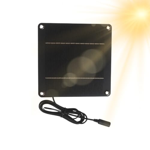 Raypontia Solarmodul Für Außenleuchten 24W 12V,Solarpanel - Wasserdicht Mit 5521 DC Anschluss Für Sicherheitskameras Lampe Terrasse Garten Camping Raypontia Solarmodul Für Außenleuchten 24W 12V,Solarpanel - Wasserdicht Mit 5521 DC Anschluss Für Sicherheitskameras Lampe Terrasse Garten Camping von Raypontia