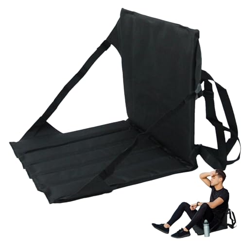 Raypontia Stadium Sitz | Tribünensitze mit Rückenlehne und Polster | Anti-Rutsch Boden Sitzkissen Für Outdoor Camping Picknick Fußball Spiele Boot Camping Baseball Veranstaltungen von Raypontia