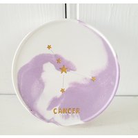 sternzeichen "Cancer" | Krebs Untersetzer Aus Raysin in Verschiedenen Farben Erhältlich von RaysinByElly