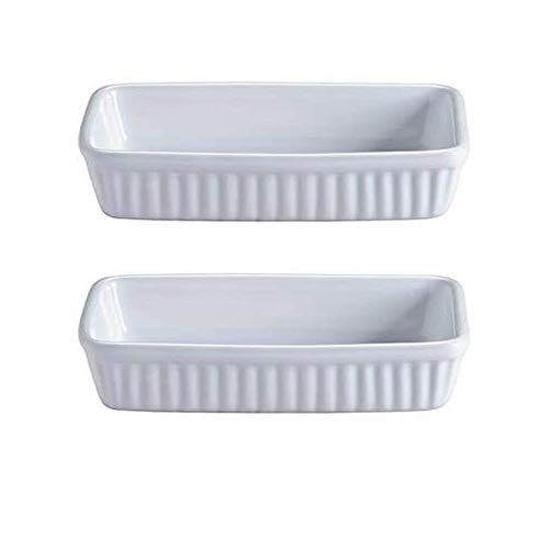 Mason Cash Classic Collection Reactangular Gratin Schale 18cm Weiß (Packung 2) - Weiß von Rayware