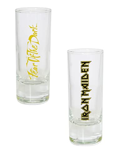 Razamataz IRON MAIDEN SCHNAPSGLAS SET SHOT GLASSES FEAR OF THE DARK 2 STÜCK SET 6 cl von Razamataz