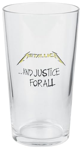 Razamataz Metallica BIERGLAS Beer Glass and Justice for All Pint 570 ml von Razamataz