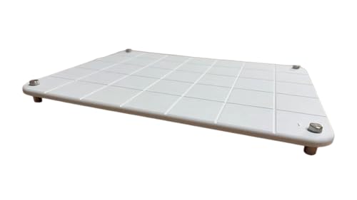 Razborci Schnell trocknendes Badezimmer-Tablett und Küchenspüle, wasserabsorbierender Schwammhalter für die Arbeitsplatte, Seifenschale, Kieselgur Stein, Kosmetikspender, Zahnbürstenflasche, Graubeige von Razborci