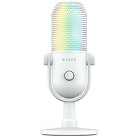 Razer Seiren V3 Chroma RGB-USB-Mikrofon mit Tap-to-Mute, weiß von Razer