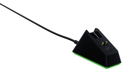 Razer Mouse Dock Chroma - Charging Station mit RGB Beleuchtung für DeathAdder V2 Pro, Viper Ultimate, Basilisk Ultimate, Naga Pro (Magnetische Maus-Ladestation, rutschfest) Schwarz von Razer