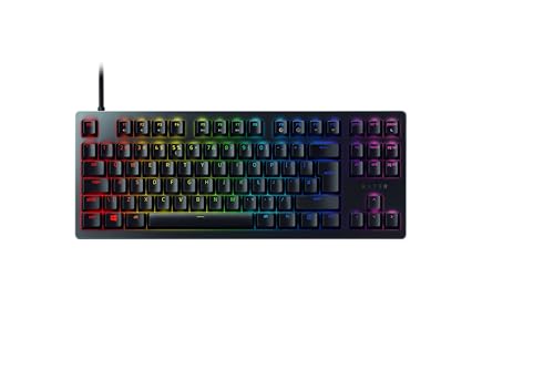 Razer Huntsman Tournament Edition (Red Switch) - Gaming-Tastatur ohne Ziffernblock (Lineare Optische Switches, Doubleshot PBT-Tastenkappen, Abnehmbares USB-C Kabel) QWERTY US-Layout | Schwarz von Razer