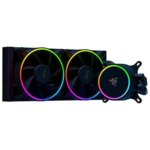 Razer REFRIGERACION LIQUIDA CAJA RAZER HANBO CHROMA RGB AIO 240MM (ARGB PUMP CAP) (RC21-01770100-R3M1), schwarz von Razer