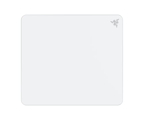 Razer Atlas Gaming-Mauspad aus gehärtetem Glas: Mauspad, ultraglatte, mikrogeätzte Oberfläche, schmutzabweisend und Kratzfest, rutschfeste Unterseite, leise Mausbewegungen, Weiß Razer Atlas Gaming-Mauspad aus gehärtetem Glas: Mauspad, ultraglatte, mikrogeätzte Oberfläche, schmutzabweisend und Kratzfest, rutschfeste Unterseite, leise Mausbewegungen, Weiß von Razer