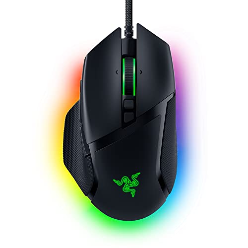 Razer Basilisk V3 - Kabelgebundene, anpassbare Gaming Maus mit Chroma RGB für PC / Mac (10+1 programmierbare Tasten, neigbares HyperScroll Mausrad, ergonomisches Design) Schwarz von Razer