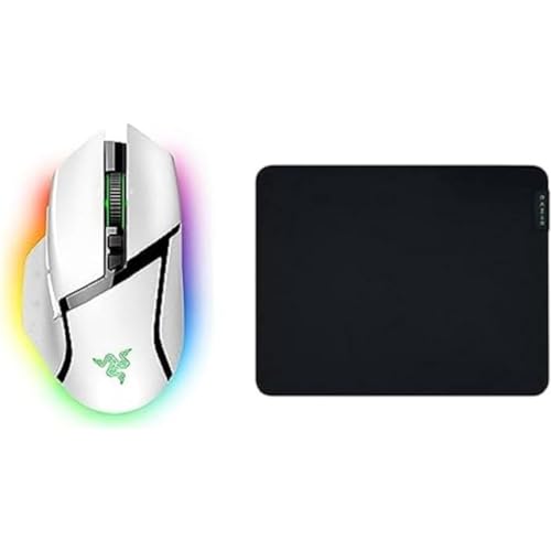 Razer Basilisk V3 Pro - White + Gigantus V2 Medium von Razer