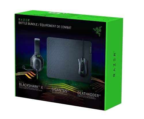 Razer Battle Bundle - DeathAdder V2 - BlackShark V2 X - Gigantus V2 M - Schwarz von Razer