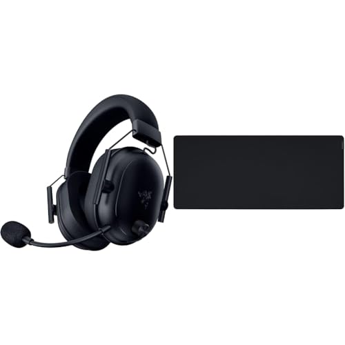 Razer BlackShark V2 HyperSpeed für PC - Kabelloses Ultra leichtes E-Sport Gaming-Headset & Gigantus V2 XXL - Weiches Gaming-Mauspad für schnelle Spielstile und optimale Kontrolle von Razer