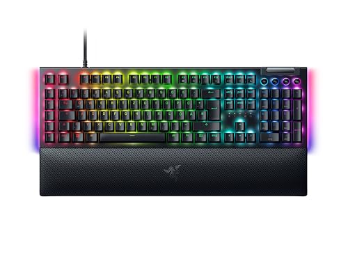 Razer BlackWidow V4 - Mechanische Gaming-Tastatur - Razer Snap Tap (Mechanische Yellow Switches, 6 Makro-Tasten, Doubleshot-ABS-Tastenkappen, Chroma RGB) QWERTZ DE-Layout | Schwarz Razer BlackWidow V4 - Mechanische Gaming-Tastatur - Razer Snap Tap (Mechanische Yellow Switches, 6 Makro-Tasten, Doubleshot-ABS-Tastenkappen, Chroma RGB) QWERTZ DE-Layout | Schwarz von Razer