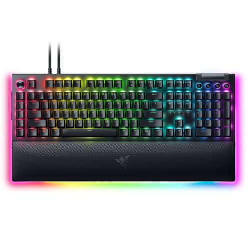 Razer BlackWidow V4 Pro - Mechanisch Gaming Toetsenbord - Yellow Switch - QWERTY - Zwart (RZ03-04680100-R3M1) von Razer