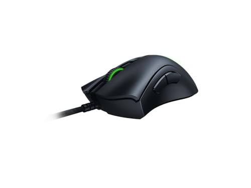 Razer DeathAdder V2 - Kabelgebundene USB-Gaming-Maus mit Optischen Mausschaltern (Focus+ 20K optischer Sensor, 8 Programmierbare Tasten, 5 On-Board-Speicherprofile) Schwarz von Razer