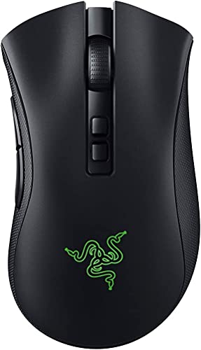 Razer DeathAdder V2 Pro - Kabellose Gaming-Maus mit klassenbester Ergonomie mit 20K DPI Focus+ Sensor (Optische Maus-Switches, 70 Stunden Akku-Laufzeit, 3 Verbindungsmodi) Schwarz von Razer