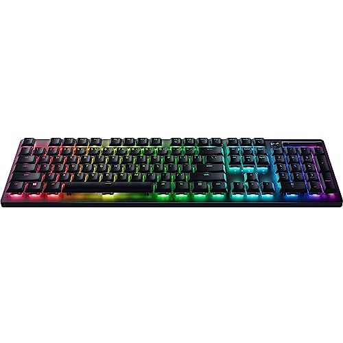 Razer DeathStalker V2 Pro (Red Switch) - Kabellose Optische Low-Profile-Gaming-Tastatur (Lineare Optische Switches, HyperSpeed Wireless, Bluetooth 5.0) QWERTY US-Layout | Schwarz von Razer