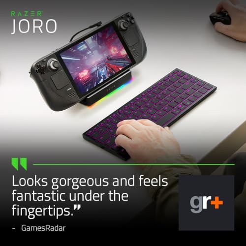 Razer Joro Portable Keyboard – Kabellose Tastatur mit Hintergrundbeleuchtung kompakt – Bluetooth – WiFi – Low Profile – USB-C – kompatibel mit Apple macOS & iOS – PC Windows – Französische Razer Joro Portable Keyboard – Kabellose Tastatur mit Hintergrundbeleuchtung kompakt – Bluetooth – WiFi – Low Profile – USB-C – kompatibel mit Apple macOS & iOS – PC Windows – Französische von Razer