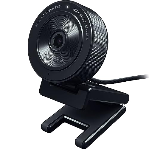 Razer Kiyo X - USB-Webcam für Streaming in Full-HD - 1080p 30 FPS oder 720p 60 FPS - Autofokus - Plug + Play (vollständig anpassbare Einstellungen, flexibel zu befestigen) Schwarz von Razer