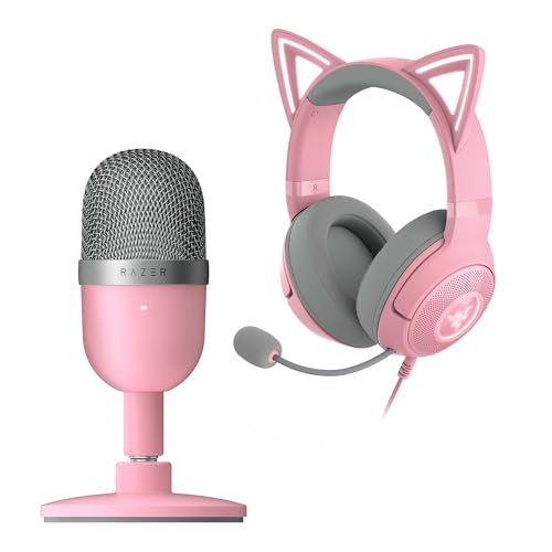 Razer Kraken Kitty V2 - Quartz Ed. + Seiren Mini - Quartz von Razer