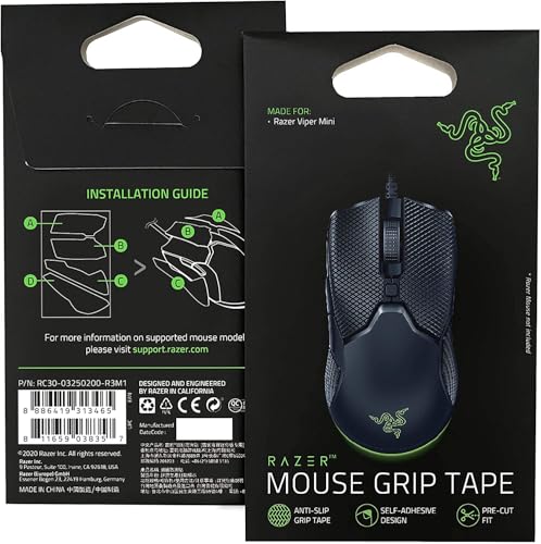 Razer Mouse Grip Tape Viper Mini (rutschfest, Selbstklebend, Vorgeschnitten) von Razer