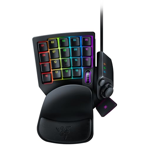 Razer Tartarus V2 - Gaming Keypad (Gamepad mit mecha-membranen Tasten, 32 programmierbare Tasten, 8-Wege Thumbpad, Handballenauflage, Hypershift, RGB Chroma Beleuchtung) Schwarz von Razer