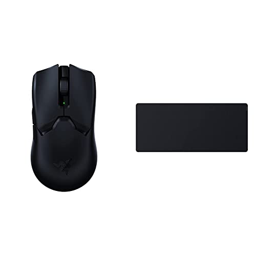 Razer Viper V2 Pro - Ultraleichte kabellose Esports-Gaming-Maus (30K DPI Optischer Sensor) Schwarz & Strider XXL - Hybrid-Mauspad mit weicher Unterseite und Oberseite für sanfte Swipes Schwarz von Razer