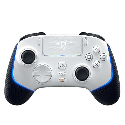 Razer Wolverine V2 Pro - Kabelloser Pro-Gaming-Controller für PS5 und PC (HyperSpeed Wireless, Mecha-Tactile-Aktionstasten, 8-Wege-Microswitch-Steuerkreuz, HyperTrigger) Weiß von Razer